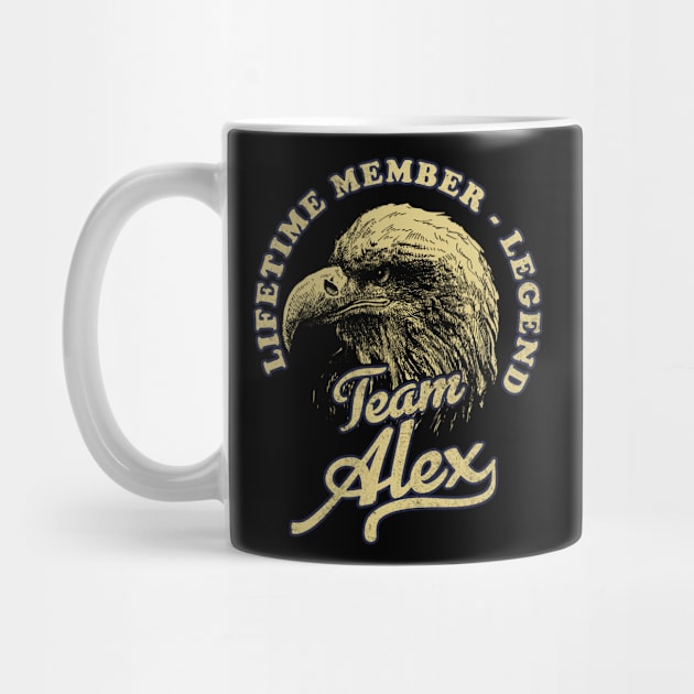 Alex Name - Lifetime Member Legend - Eagle by Stacy Peters Art